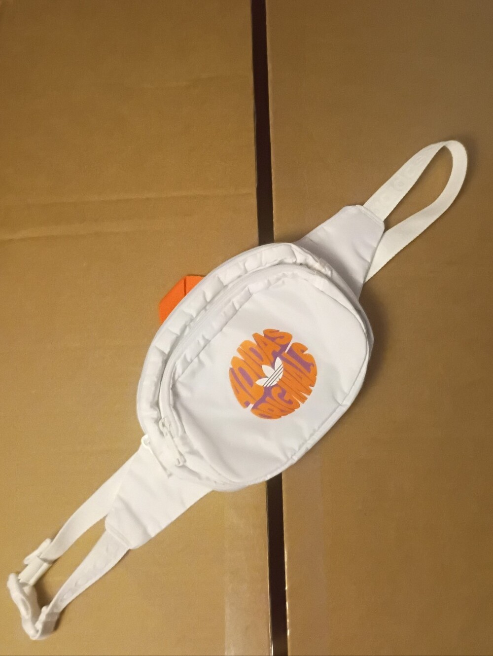 White Adidas Originals Waist Bag
